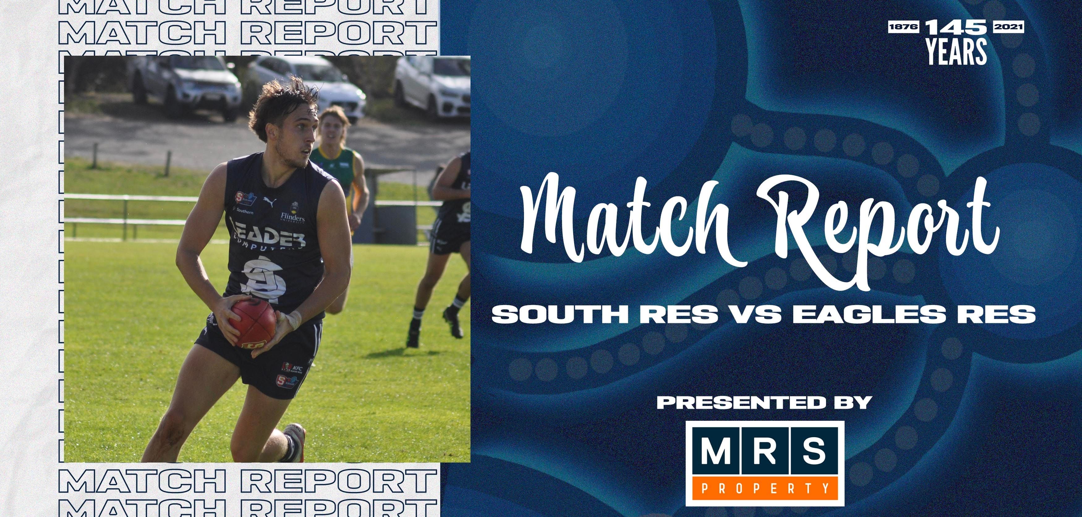 MRS Property Reserves Match Report Round 13: vs Eagles MRS Property Reserves Match Report Round 13: vs Eagles